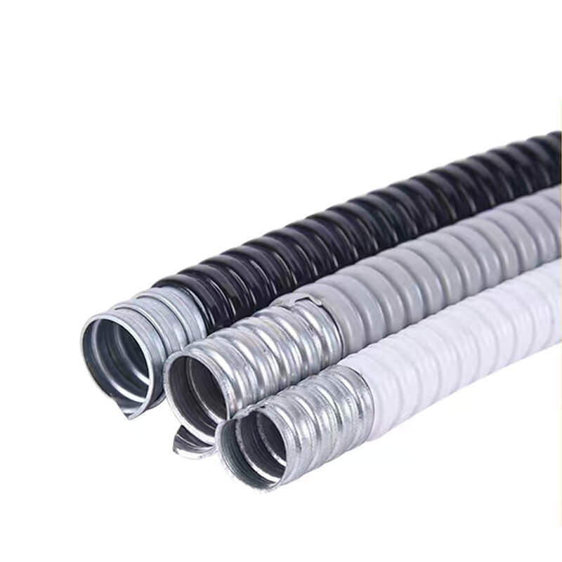 Conduit métallique flexible en aluminium gainé